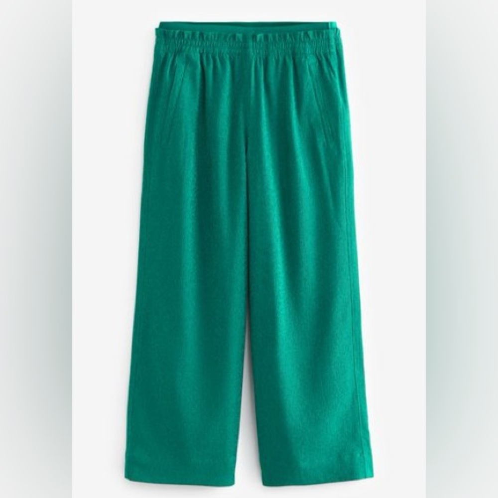 Athleta Echo Wide Leg Cropped Trousers